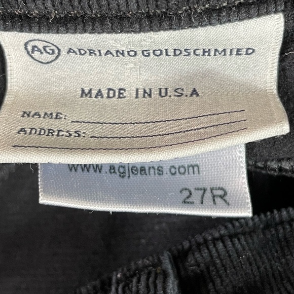 Adriano Goldschmied corduroy pants sz 27R with zippers - Picture 6 of 8